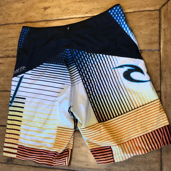 Check the video! Mick Fanning Rip Curl Mirage EC3 Boardshorts one pr sz34 sz30 - Picture 13 of 15